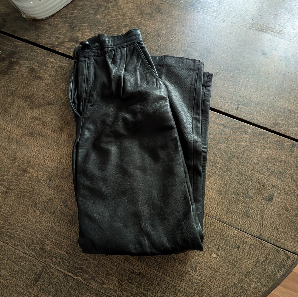 Vintage Leather Slacks